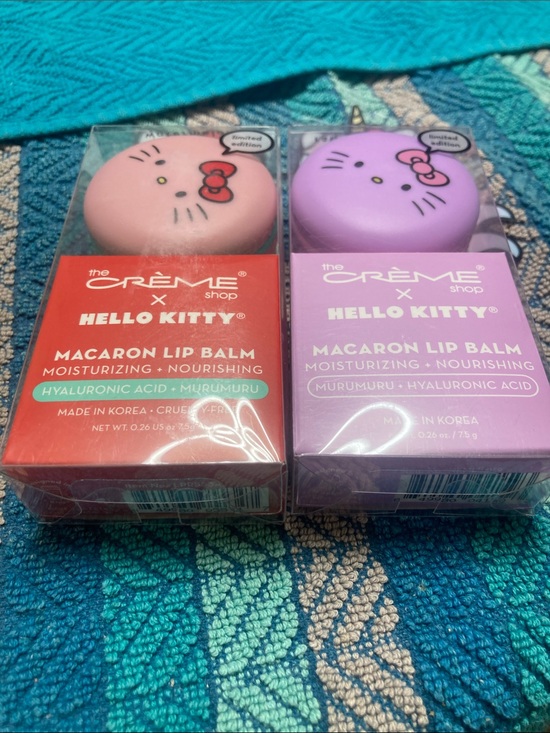 The Creme Shop Other - The Crème Shop x Hello Kitty Macaron Lip Balms
